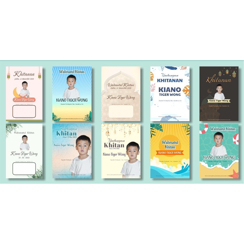 Circumcision Invitation - 1 Sheet 2-sided Circumcision Invitation (Free ...