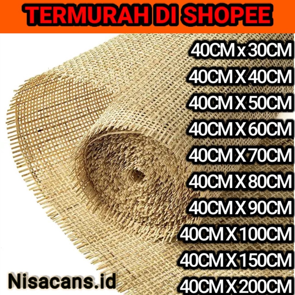 Rattan Woven Rattan SQUARE Sheet/SQUARE WEBBING Spray Shopee Malaysia