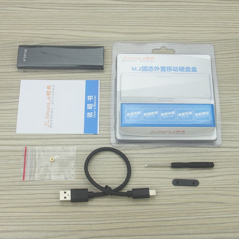 Case SSD M2 NGFF SATA USB3.0 Type-C SSD Enclosure SHUOLE-TN05 | Shopee ...