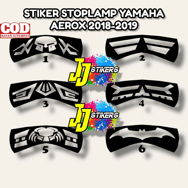 Sticker STICKER STOPLAMP YAMAHA AEROX 2018 AND 2019 | Shopee Malaysia