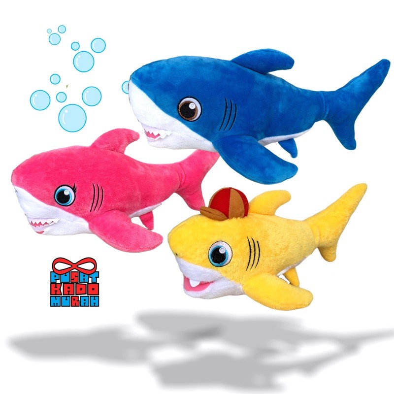 Baby Shark Mommy Shark Daddy Shark Doll -doo, doo, doo, doo, doo, doo