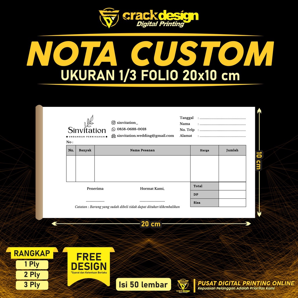 MINIMAL Print WHOLESALE NOTES SIZE 1/3 FOLIO / SHOP NOTES / OLSHOP ...