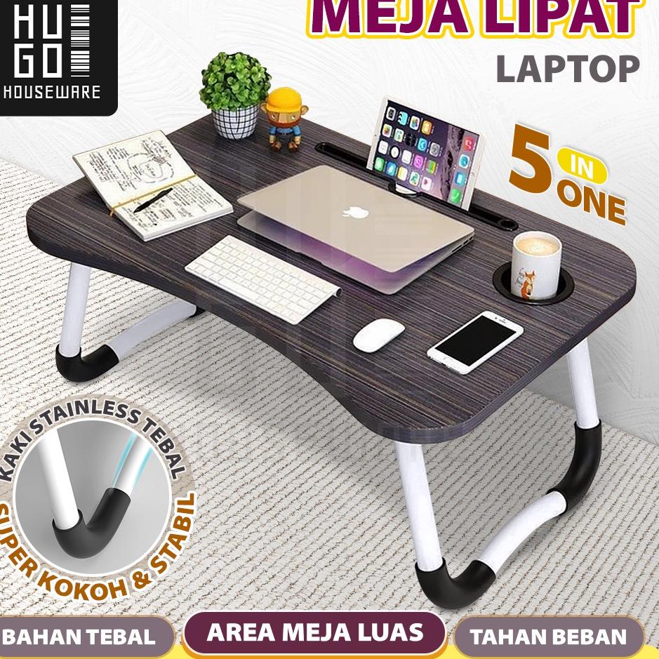 Hugo Portable Study Table/Laptop Table/Multipurpose Folding Table Shopee Malaysia