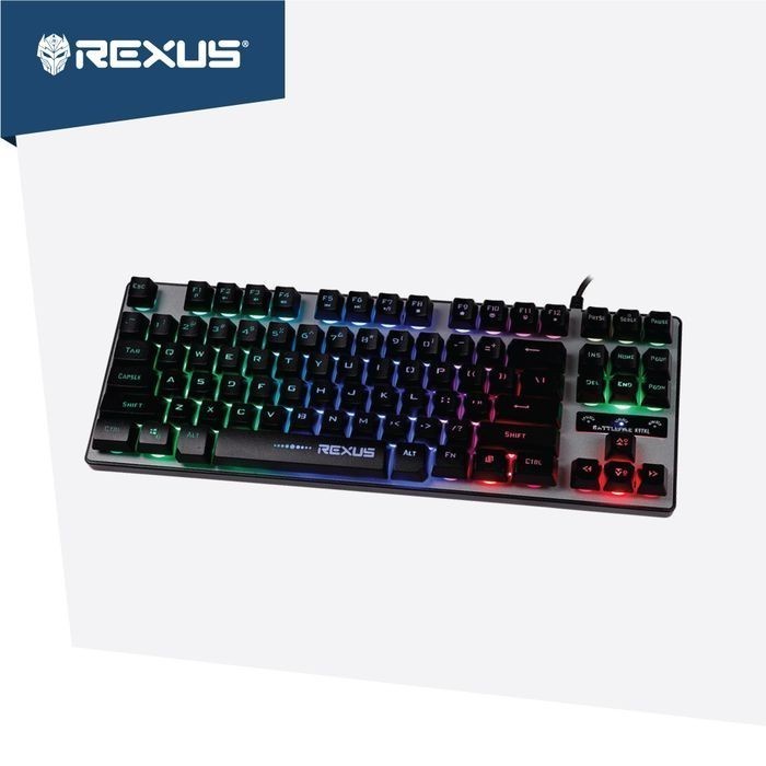 Rexus K9TKL K9 TKL anti-shock gaming keyboard | Shopee Malaysia