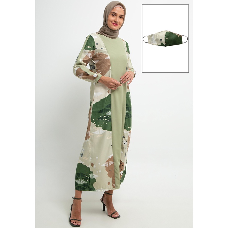 HIJAU Arjuna WEDA Gamis Original catchy Juba Aesthetic Party 100% ...