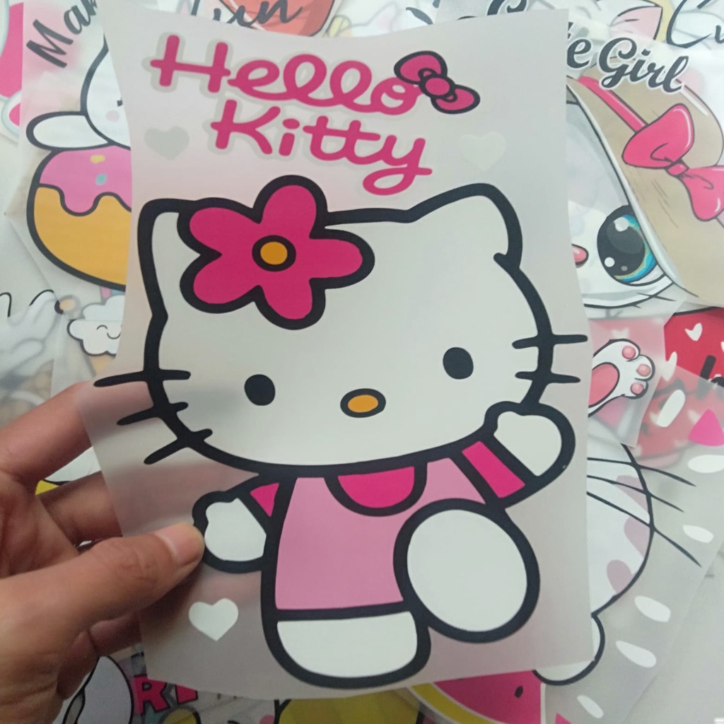 Dtf GIRL CARTOON THEME IRON SCREEN PRINTING STICKERS | Shopee Malaysia