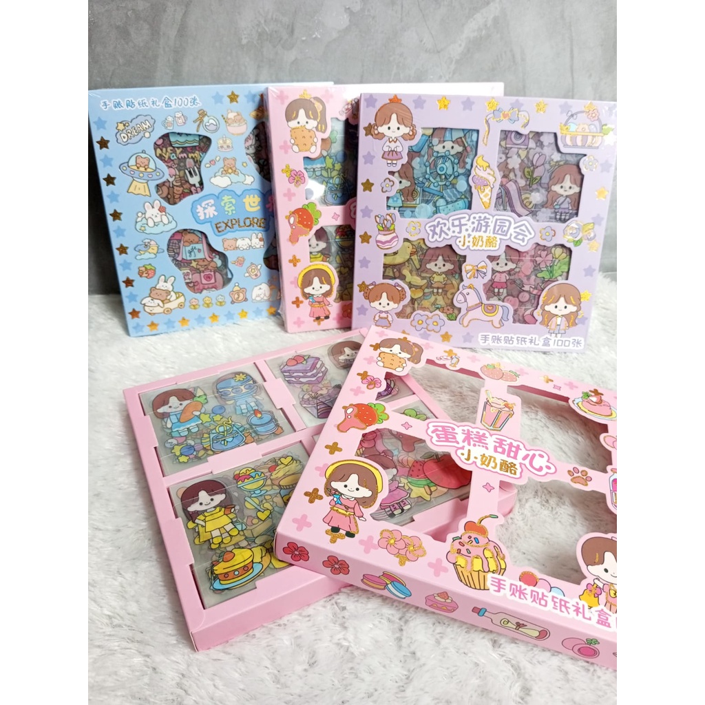 Ready Lbr Sticker Momo Korean Cartoon Waterproof Sticker Momo