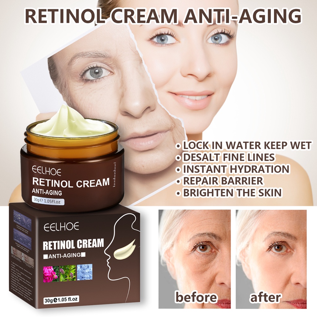 EELHOE Retinol Face Cream Anti Aging Remove Wrinkle Firming