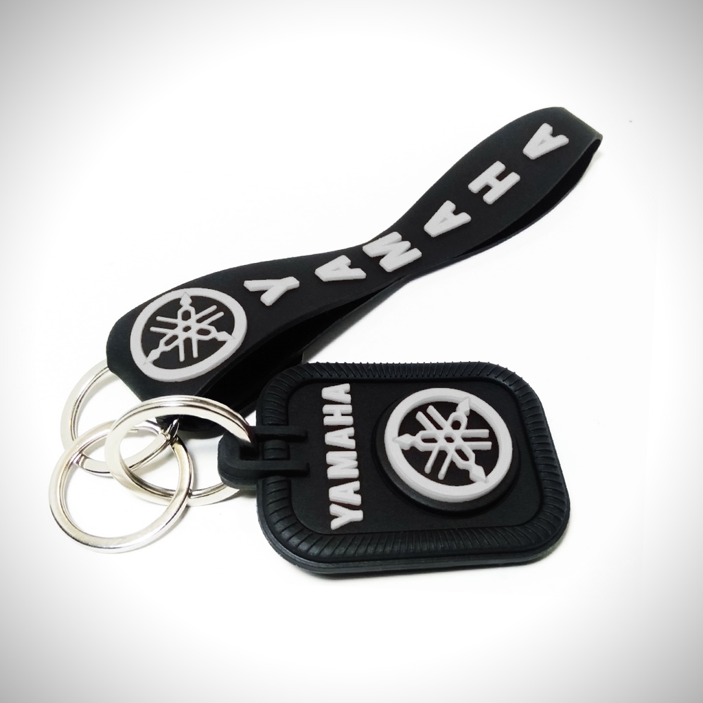 GANTUNGAN Yamaha Motorcycle KEYCHAIN 3D RUBBER KEYCHAIN Cool Unique DESIGN Shopee Malaysia