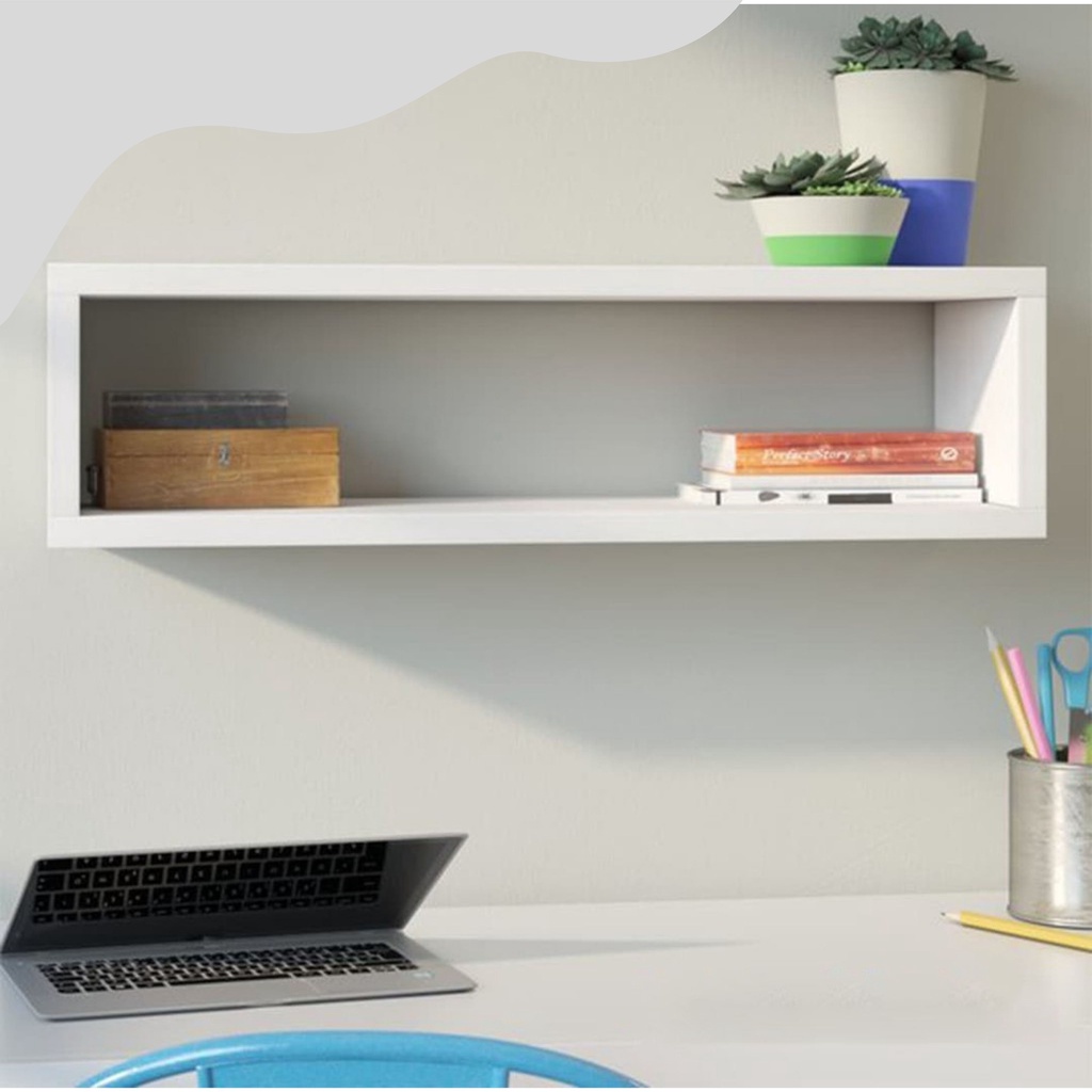KAYU Shelf aesthetic Wall Shelf Rectangle Cube Box Minimalist Hanging