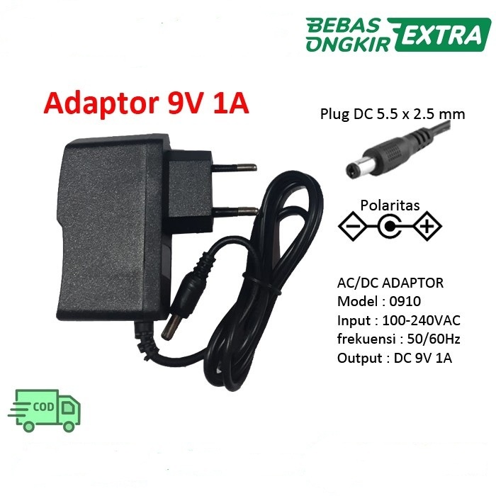 9v 1A adapter can be used on HTB, Media Converter, Router & Arduino ...