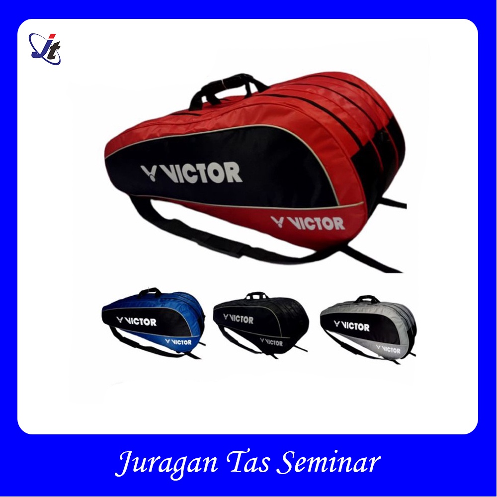 Victor 3-zipper Badminton Racket Bag - Badminton Backpack Racket Bag ...