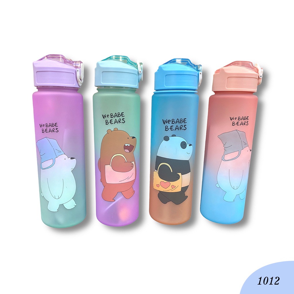 Bottle We Babe Bears 900ML Kode 1012A Free Sticker 2D & 3D Bottle Color ...