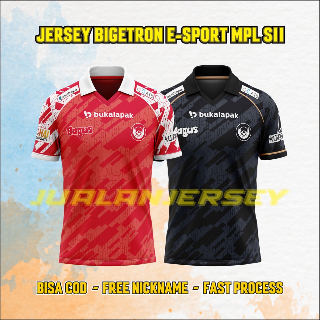 Bigetron 2023 BTR JERSEY FREE CUSTOM NICKNAME | Shopee Malaysia