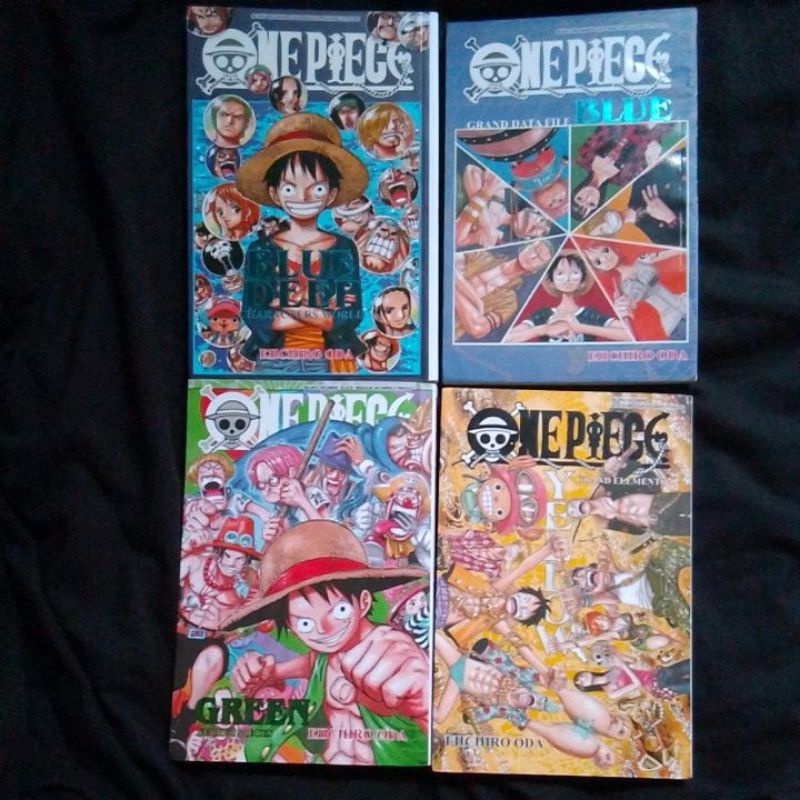 One Piece Databooks (Blue Deep, Blue, Green, Yellow) | Shopee Malaysia