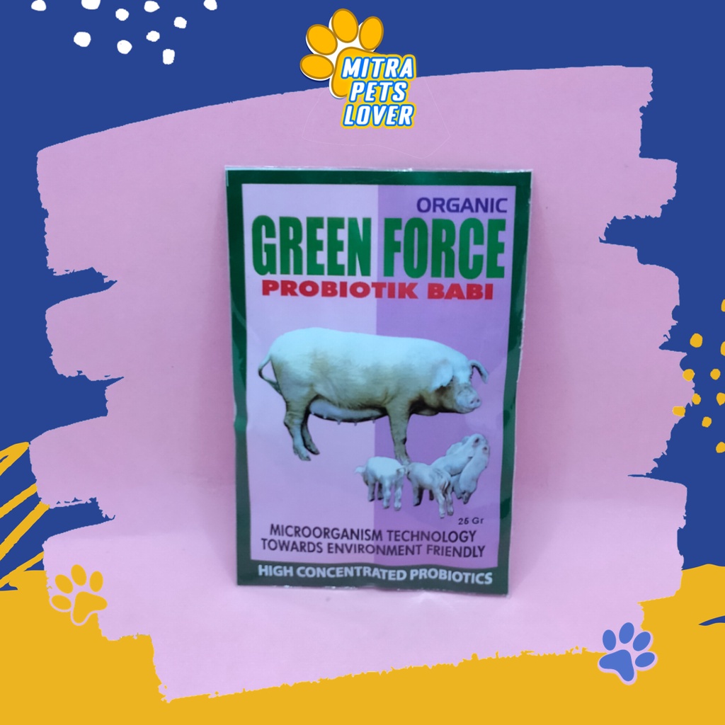 Pig Growth Supplements GREEN FORCE 25 Grams Pig Growth Pace Improves Feed Efficiency Meat