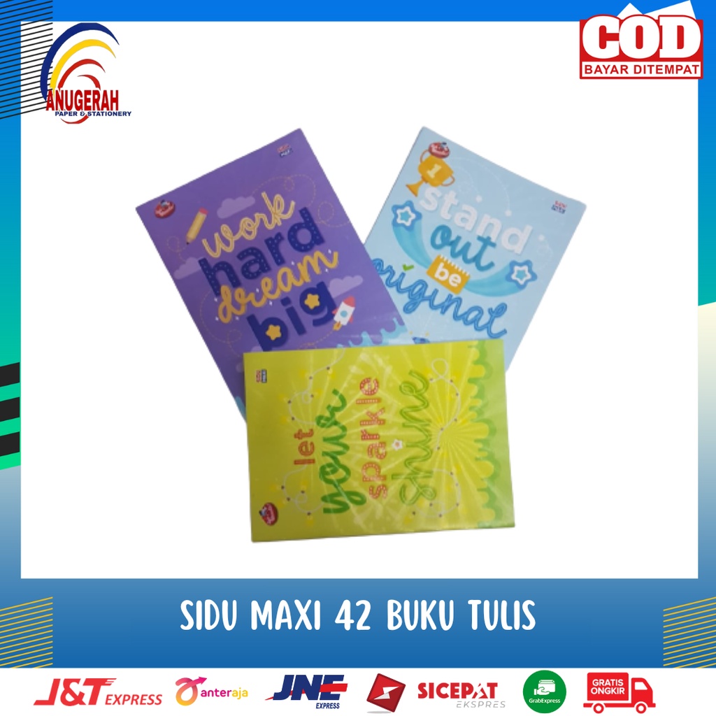 Sidu MAXI 42 Notebook (Pack) | Shopee Malaysia