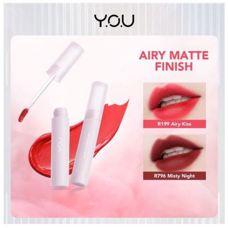 You Cloud Touch Fixing Lip Tint Soft Velvet Finish Lip Stain Korean