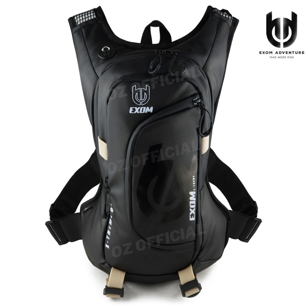EXOM - HYDROPACK BL 004 Backpack Black bicycle rider hydropack backpack ...