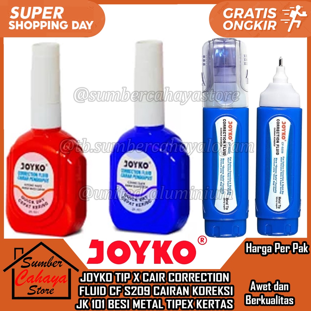 PUTIH Correction FLUID Photochromic CF S209 JK 101 TIP X Liquid METAL