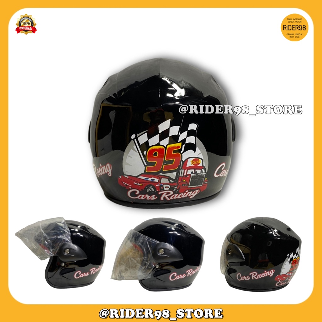 Half Face Motorcycle Helmet For Children Aged 23 4 5 Years Old Boys Girls Sni Standard Helmet