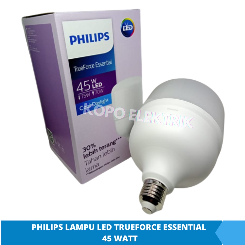Philips 45w Essential Trueforce Led Lamp Shopee Malaysia