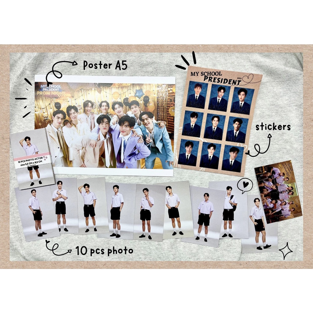 [READY] My SCHOOL PRESIDENT BUNDLE | Poster, STICKER, PHOTO | By ...