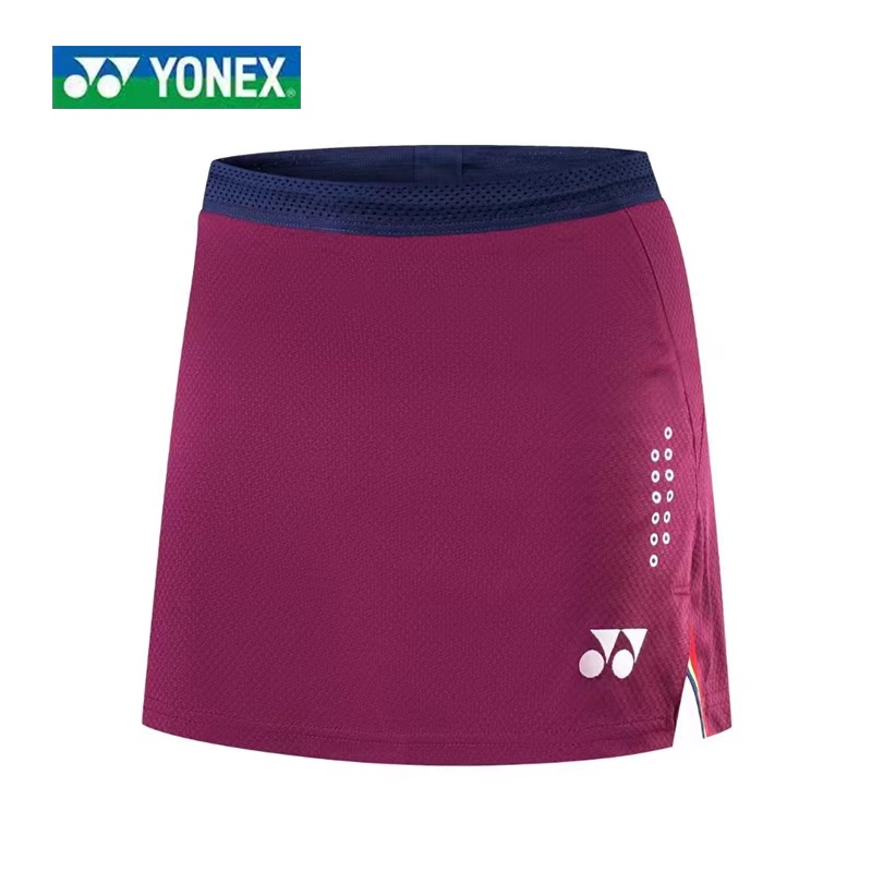 Yonex Badminton Skirt Women Sports Skirt Quick Dried Tennis Skirt Half