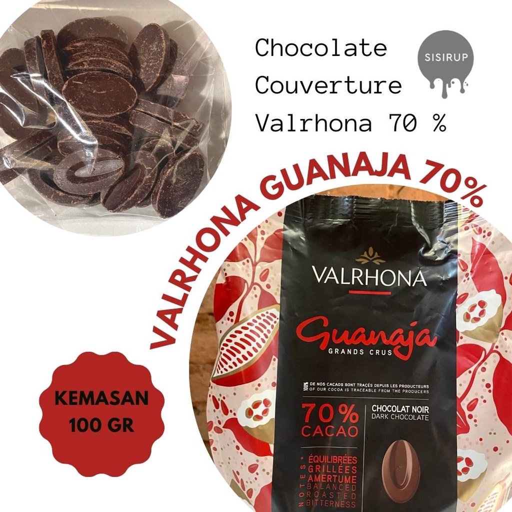 Valrhona - Guanaja dark chocolate, 70% for baking - L'Épicerie