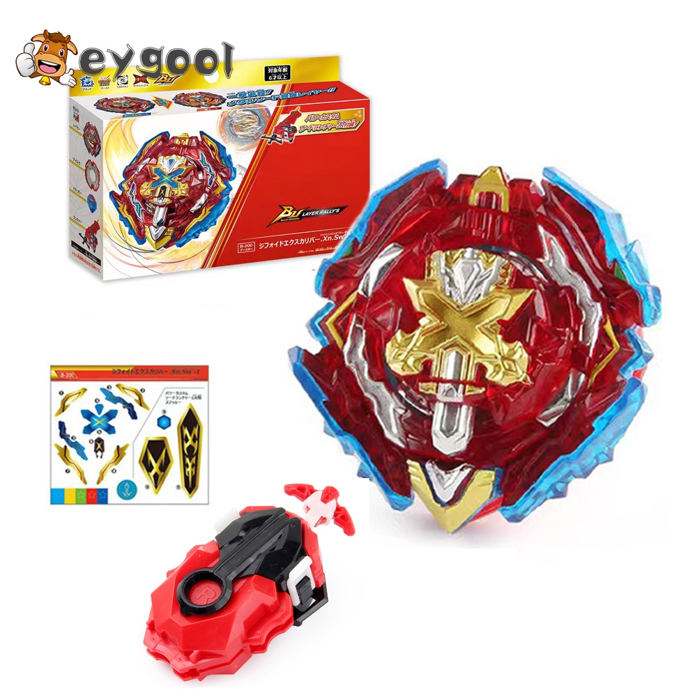MQ brand Beyblade Burst BU B-200 Set Xiphoid Xcalibur Xanthus with B184 ...