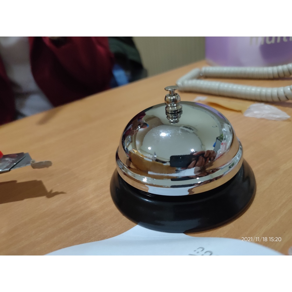 Stainless Steel Table Bell Call Bell Reception Hotel Cafe Restaurant ...