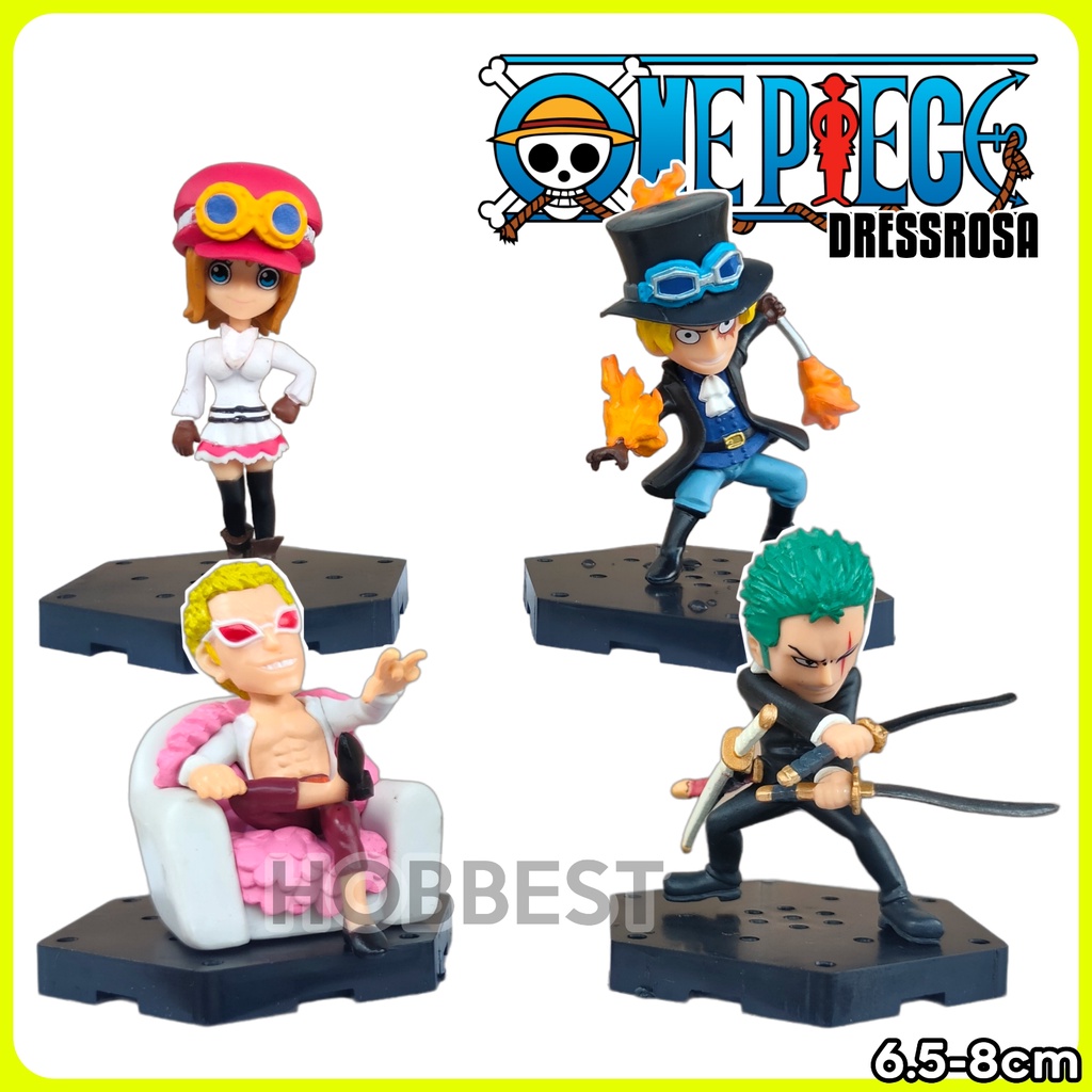 One PIECE DRESSROSA Arc Action Figure. Miniature Toy Display Luffy