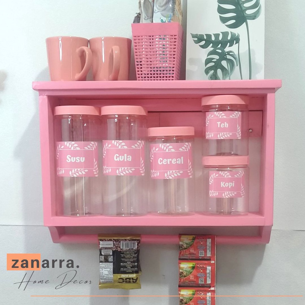 Kitchen Spice Rack Kitchen Coffee Cup Hanging Mini Bar Tea Drink Coffee ...