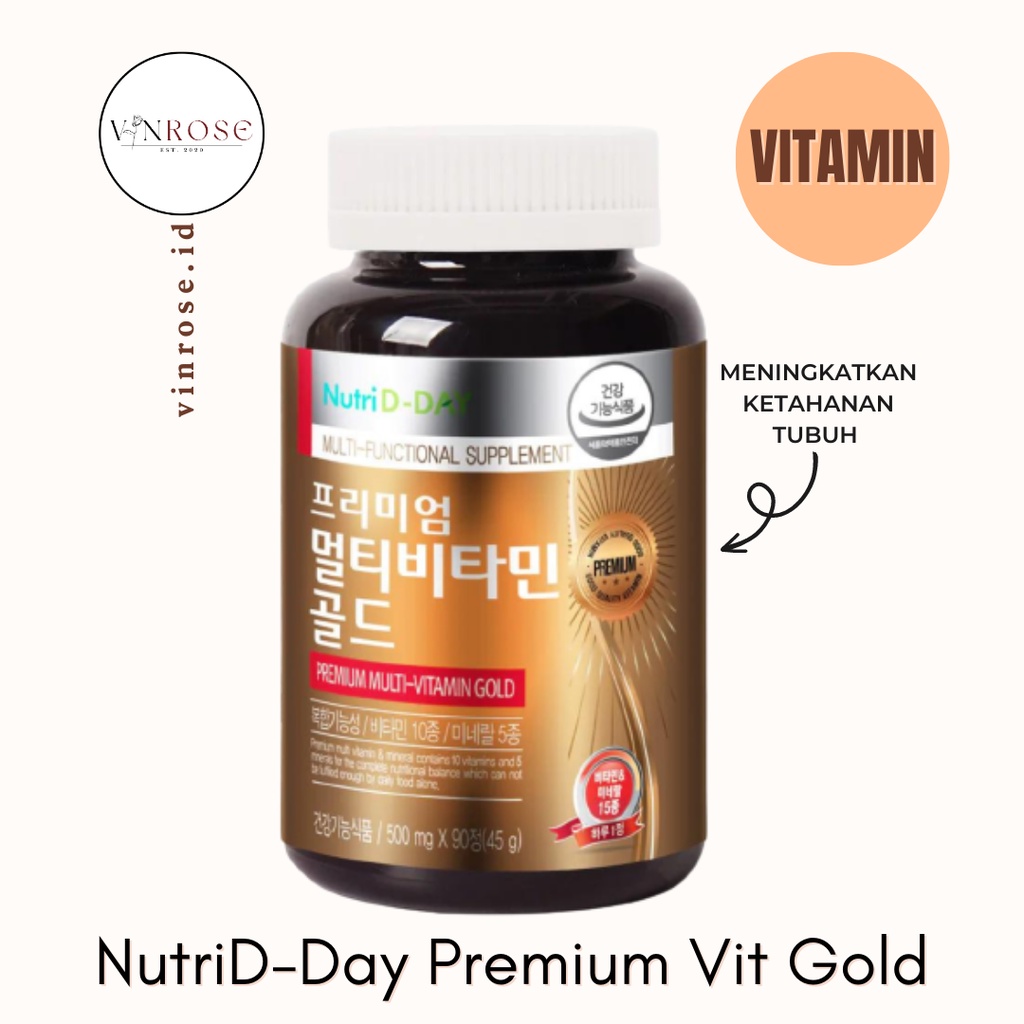 Nutrid-day Premium Multi Vitamin Gold Korea/ Vitamin Multivitamin ...