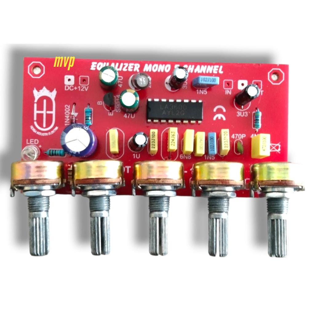 Tone equalizer mono 5channel Tone control mono equalizer Shopee Malaysia