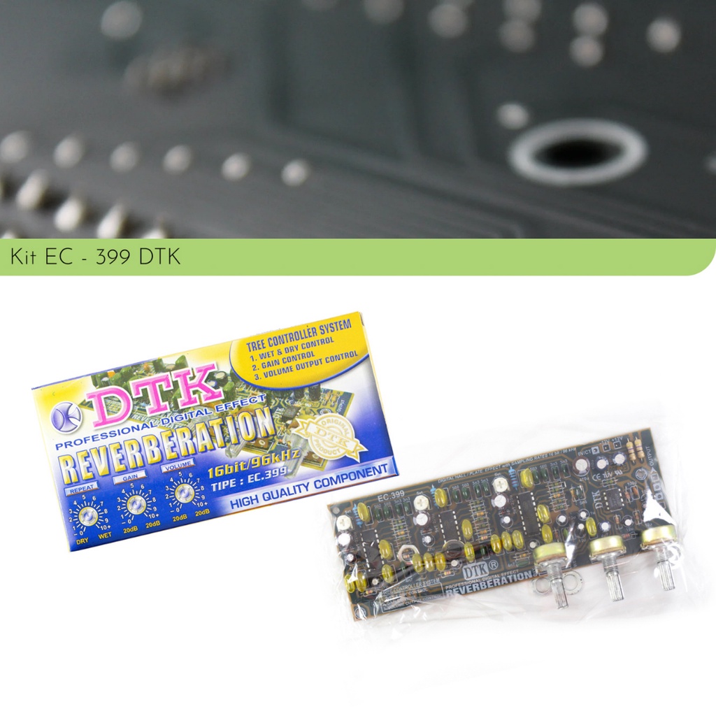 Digital Effect Reverb EC 399 EC-399 Kit 3 DTK Potentio Pots | Shopee ...