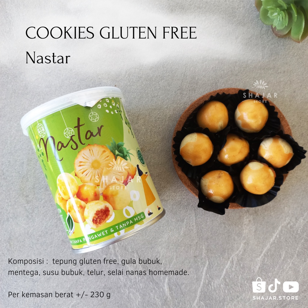 Nastar Gluten free cookies/homemade Pineapple Jam cookies Low Sugar