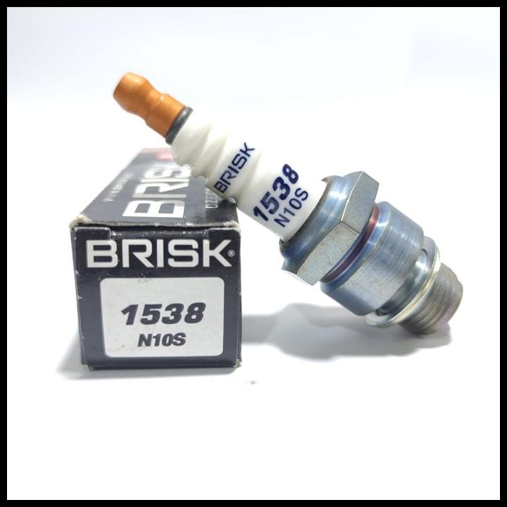 Brisk Silver Racing Spark Plug Spark Plug Vespa Short Thread Original