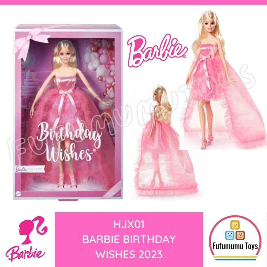 Barbie Signature 2023 Birthday Wishes Doll Original Mattel Packing Thick And Safe Shopee 2822