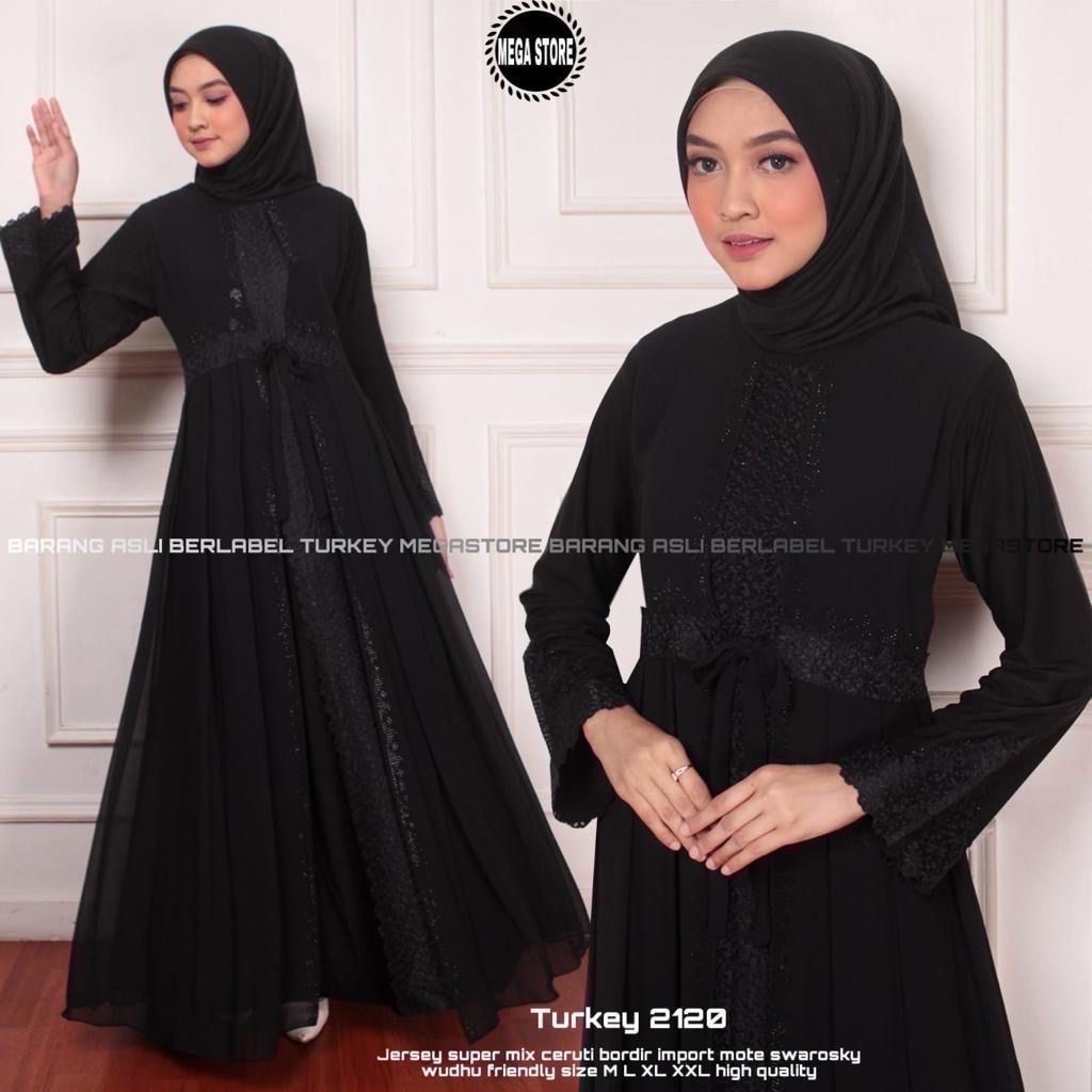 Gamis Abaya Turkey 2120 Hawa 680 Maxy Dress Women Muslimah Women Muslim ...