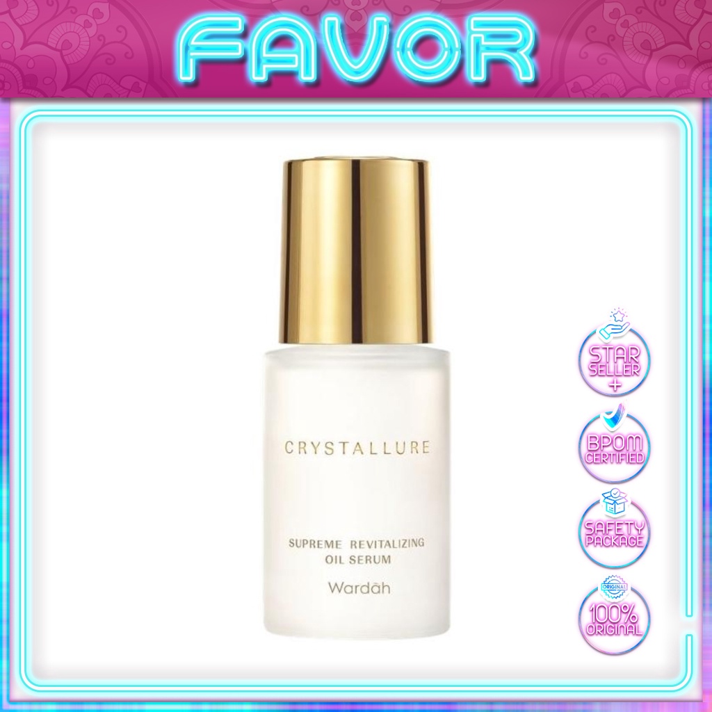 Wardah Crystallure Supreme Revitalizing Oil Serum 30ml Facial