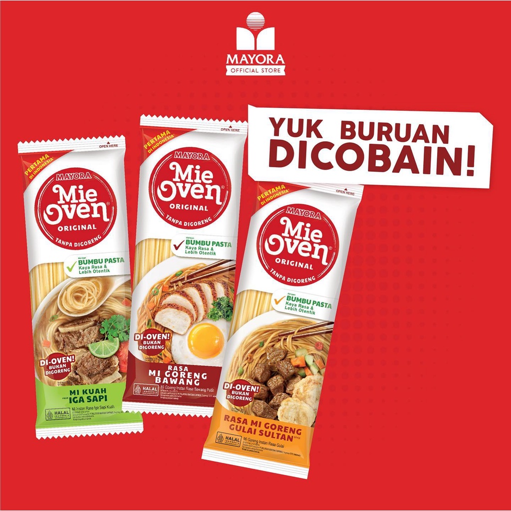 Oven Noodles Without Frying Mayora Straight Noodles Original MiOven