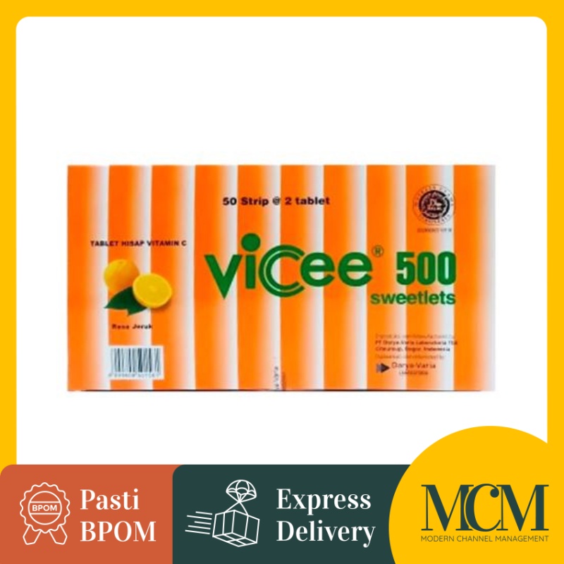 Multivitamin - Vicee Vitamin C 500 mg Orange Flavor - 100 Tablets ...