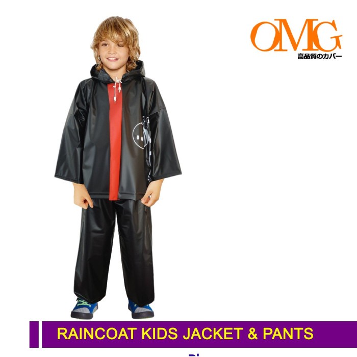 Kids pvc raincoat sales