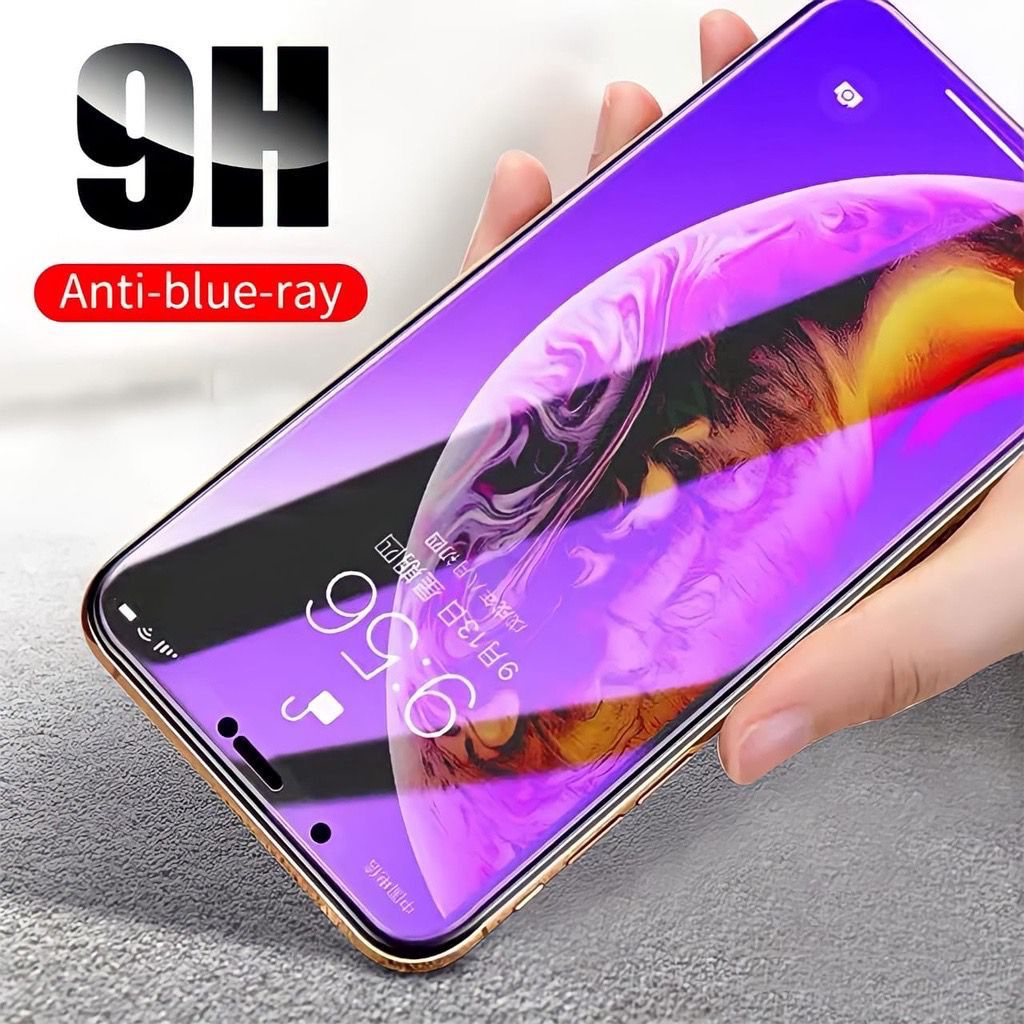 Tempered Glass Blue Ray/Anti Radiation 10D/99D Full Glue REALME part 2 ...