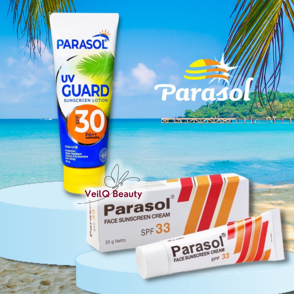Parasol UV Guard Sunscreen Lotion SPF30PA++ Face Sunscreen Cream SPF33 Shopee Malaysia