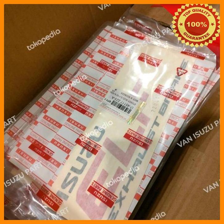 (vani) Decal sticker sticker sticker sticker isuzu elf exhaust brake