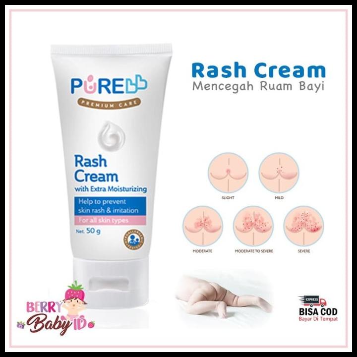 Purebb Rash Cream Baby Milk Rash Diaper Irritation Breast Milk Pure Bb