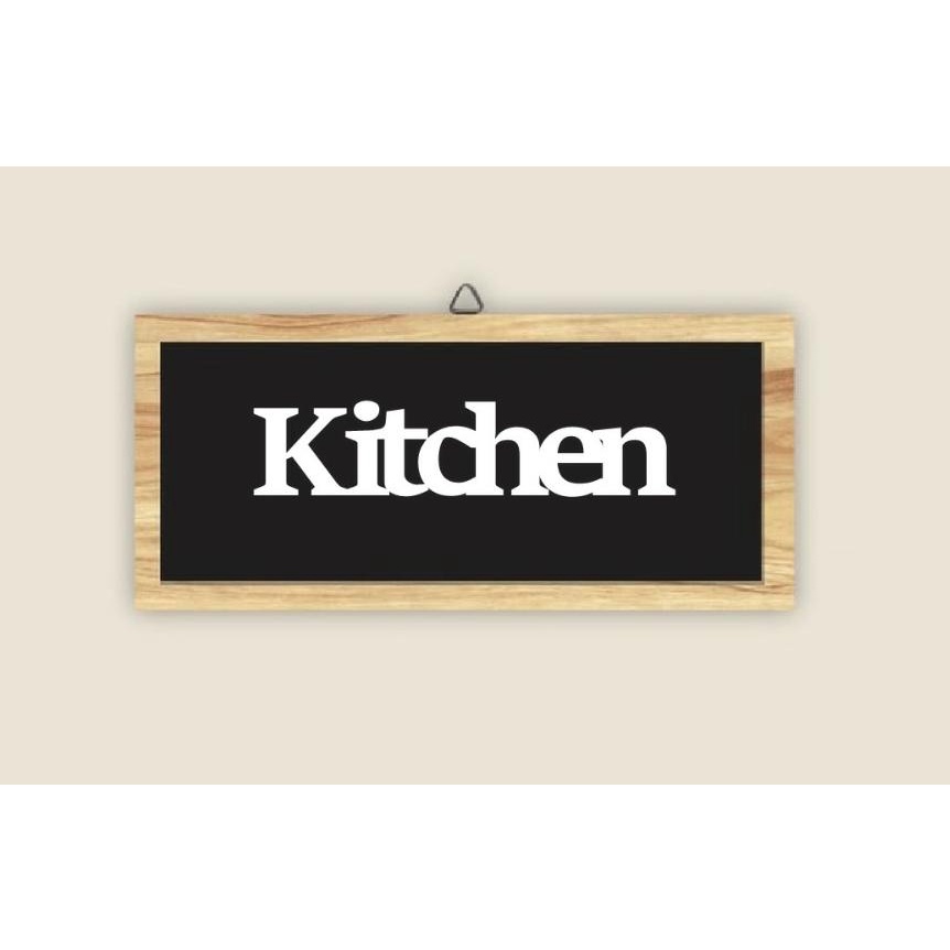 Wooden letter Kitchen, Home (4518) Shopee Malaysia