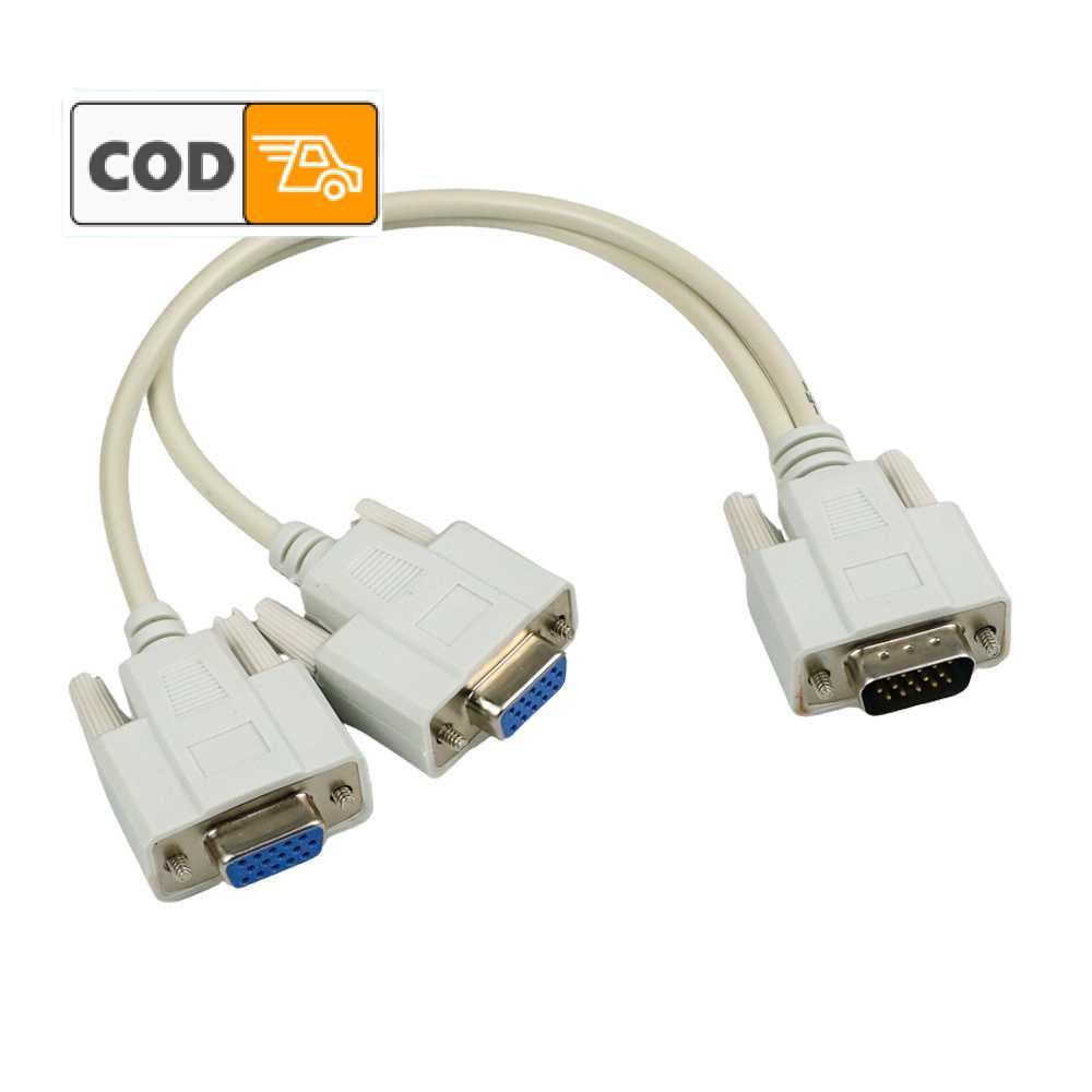 LAYAR Connecting Branching Cable 2 Monitor Screens in One PC VGA to ...